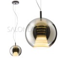 włoska lampa wisząca Beluga Royal 8,7W 20 titanium tytan