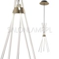 ekskluzywna lampa wisząca Essence SP Vistosi szklane białe rurki Murano do nowoczesnych wnętrz.jpg