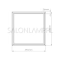 Panel LED 59,5cm WP lampa wpuszczana do sufitów kasetonowych schemat.jpg