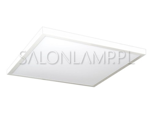 biała lampa natynkowa Panel LED 59,5cm NT do sufitów stałych o barwie 4000K do pomieszczeń biurowych i publicznych.jpg