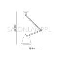 plafon sufitowy Zyta S 60W E27 schemat