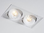 Lava X2 WP Trimless edge.LED 2x6,5W - 304x163x59mm - Oprawa Wpuszczana