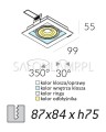 oprawa wstropowa Tweet 50.1 mini.LED 8,5W schemat