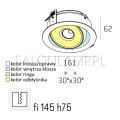 oprawa wpuszczana Iner 1 edge.LED 6,5W schemat