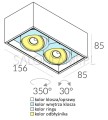 oprawa natynkowa Tweet NT 50.2 mini.LED AC230 schemat