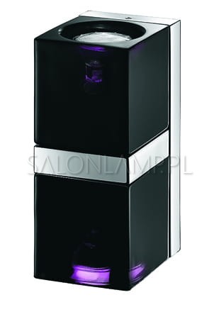 Kinkiet włoski Cubetto podwójny czarny.jpg