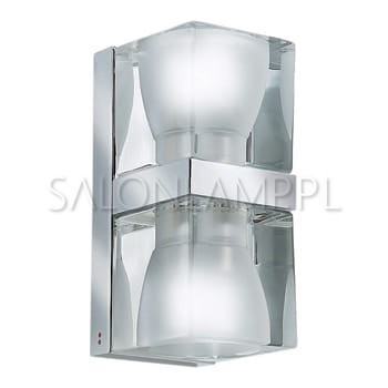 Kinkiet Cubetto podwójna crystal. Włoska lampa.jpg