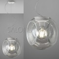 lampa zwieszana do nowoczesnych wnętrz Eyes SP 35cm 100W E27 kryształ