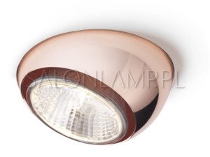 Tools Miedziany 1x50W GU10 – 90x20mm – Lampa Wpuszczana