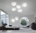 Włoska lampa sufitowa Neochic PL P z białego szkła murano aranżacja.jpg