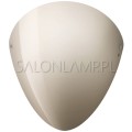 kinkiet szklany biały szkło murano Ovalina AP szary połysk lampa ścienna.jpg
