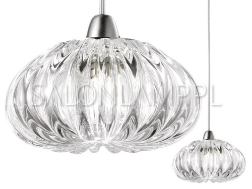 Lampa wisząca szkło murano transparentne Diamante SP1 ekskluzywna lampa do domu.jpg