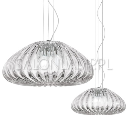 dizajnerskie lampy Lampa wisząca szkło murano Diamante SP50 ekskluzywna lampa do salonu.jpg