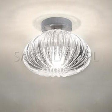Lampa sufitowa włoska ze szkła murano Diamante PL50 modne lampy do salonu szklane plafon do salonu.jpg