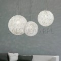 Lampa wisząca kula biała ze szkła murano Rina SP35 lampa zwis do pokoju eleganckie lampy wiszące.jpg