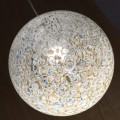 Lampa wisząca kula biała ze szkła murano Rina SP25 lampa zwis do pokoju eleganckie lampy wiszące oświetlenie.jpg