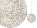 Lampa wisząca kula biała ze szkła murano Rina SP25 lampa zwis do salonu eleganckie lampy wiszące.jpg