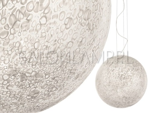 Lampa wisząca kula biała ze szkła Murano Rina SP45 lampa zwis do salonu eleganckie lampy wiszące.jpg