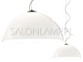 Nowoczesna lampa wisząca włoska lampa Dress SPG White białe szkło oświetlenie do jadalni.jpg