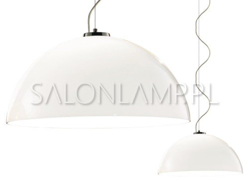Nowoczesna lampa wisząca włoska lampa Dress SPG White białe szkło oświetlenie do jadalni.jpg