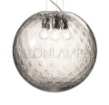 Lampa wisząca włoska Bolle SP45 biała lampy wiszące szkło Murano modne nowoczesne lampy.jpg