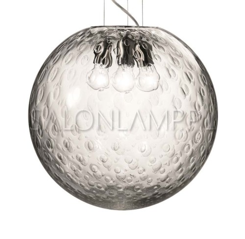 Lampa wisząca włoska Bolle SP45 biała lampy wiszące szkło Murano modne nowoczesne lampy.jpg