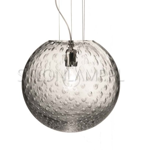 Lampa wisząca włoska Bolle SP35 biała lampy wiszące szkło Murano modne nowoczesne lampy.jpg