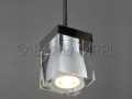 Lampa wisząca Cubetto crystal modne lampy wisząca kryształ transparentny włoskie lampy wiszące do domu.jpg