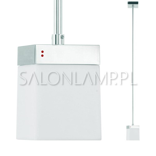 Lampa wisząca Cubetto white modne lampy wisząca kryształ biały włoskie lampy wiszące do salonu.jpg