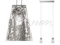 Lampa wisząca kryształ wzór Vicky podwójna Fabbian lampy wiszące nowoczesne.jpg