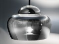Lampa wisząca włoskie szkło Murano Cristallina SP chrom lampa zwis do domu firma Vistosi