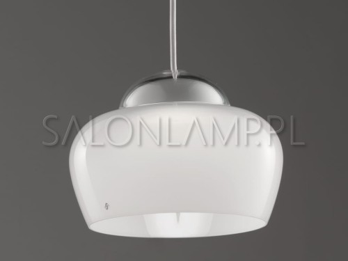 Lampa wisząca włoskie szkło Murano Cristallina SP white lampa zwis do domu firma Vistosi