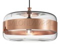Lampa wisząca ze szkła Murano Futura SP G copper lampa zwis do domu nowoczesne oświetlenie.jpg