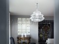 Lampa wisząca szkło Murano Novecento SP M szkło białe nowoczesne oświetlenie włoskie lampy lampa zwis ekskluzywna piękna aranżacja.jpg