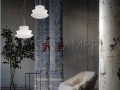 Lampa wisząca szkło Murano Novecento SP P szkło białe nowoczesne oświetlenie włoskie lampy lampa zwis ekskluzywna piękna aranżacja.jpg