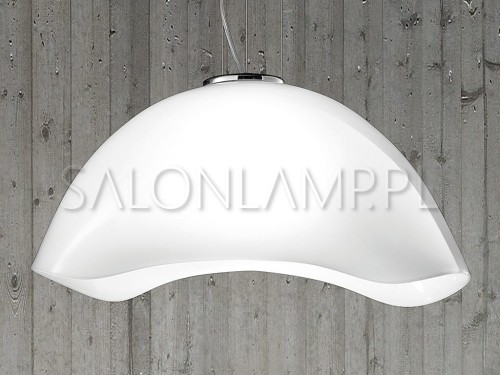 Lampa wisząca szkło Murano Ninfea SP G szkło białe nowoczesne oświetlenie włoskie lampy lampa zwis ekskluzywna piękna.jpg
