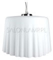 włoska lampa wisząca Cloth SP G z białego szkła Murano.jpg
