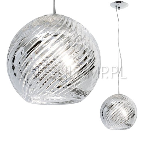 klasyczna lampa wisząca Diamond Swirl Ø 22cm z kryształu firmy Fabbian.jpg