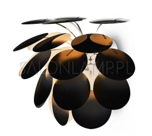 Discoco A Czarno–Złoty – 380x275x236mm – Kinkiet