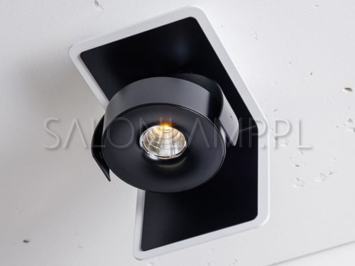 czarno biała lampa natynkowa reflektor Layer 1 Open edge.LED 6,5W.jpg