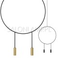 nowoczesna czarna podwójna lampa wisząca Revolta T SP Ø 60cm 2x6W LED Marset.jpg