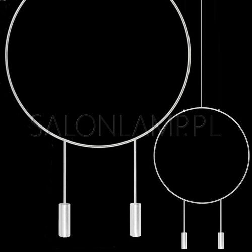 nowoczesna biała podwójna lampa wisząca Revolta T SP Ø 60cm 2x6W LED Marset.jpg