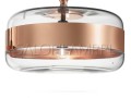 miedziana designerska lampa plafoniera przy suficie Futura PL G Vistosi.jpg