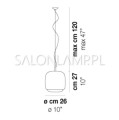 lampa wisząca Jube SP P LED Vistosi schemat.jpg