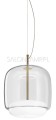 nowoczesne włoskie oświetlenie lampa wisząca Jube SP P LED z transparentnym kloszem.jpg