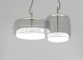 nowoczesne włoskie oświetlenie lampa wisząca Jube SP G SP P LED z transparentnym kloszem.jpg