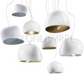 ekskluzywne białe lampy wiszące Surface SP P z kolorym wnętrzem niebieskie zielone brązowe.jpg