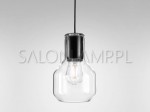 Modern Glass Barrel E27 Gładki – 158x241x1900mm – Lampa Wisząca