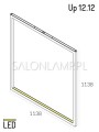kwadratowa oprawa rama natynkowa Fraam Up 12.12 NT LED 41W 5300lm.jpg