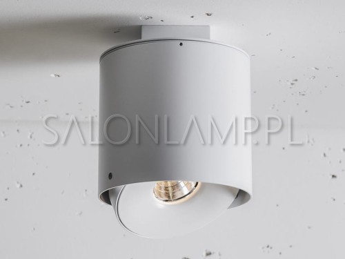 biała oprawa natynkowa reflektor Nex 1 NT edge.LED 6,5W z regulowanym odbłyśnikiem do nowoczesnych wnętrz.jpg